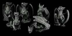 Kleine Drachen Figuren - 6er Set