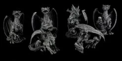 Kleine Drachen Figuren - 6er Set -Figurenmodell Geschäft 11648 3 drachen figuren 3 1280x1280