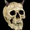 Tribal Totenkopf - Teufel-Schädel Mit Hörnern -Figurenmodell Geschäft 2267 0 teufel schaedel 1280x1280