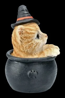 Tabby Hexen-Katze In Kessel -Figurenmodell Geschäft 2D AMI 138003 Tabby Hexen Katze in Kessel 6krMpo9qvI0dkJ 1280x1280