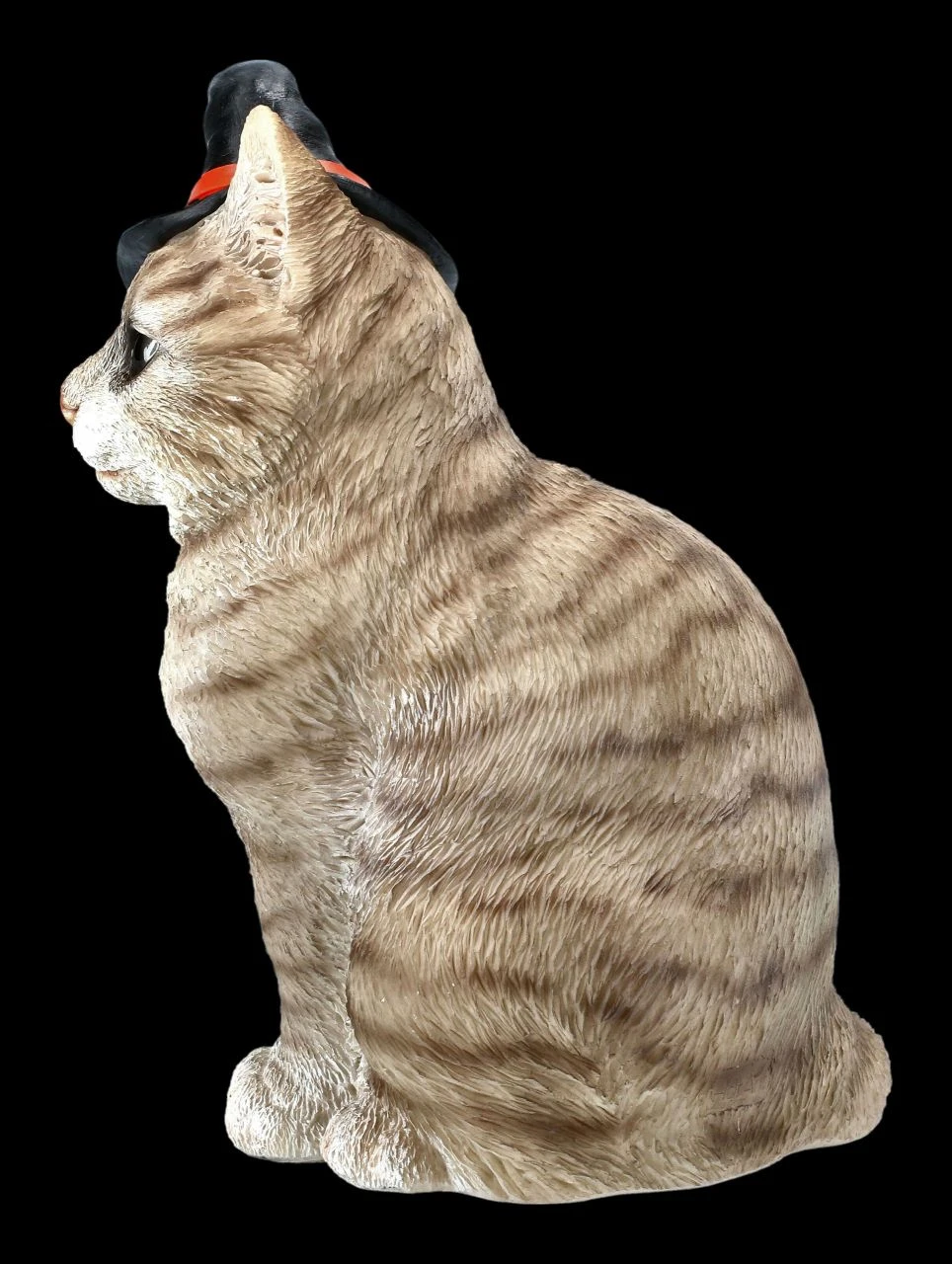 Graue Hexen-Katze Mit Zauberhut 7 Graue Hexen-Katze Mit Zauberhut – Bild 5