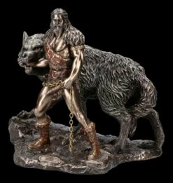 Tyr Figur Mit Fenriswolf - Gott Des Kampfes -Figurenmodell Geschäft 2D Ersatzbilder FS17031 6 1280x1280
