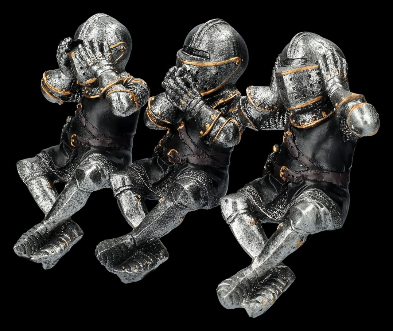 Ritter Figuren Kantenhocker - Nichts Böses 5 Ritter Figuren Kantenhocker - Nichts Böses – Bild 3