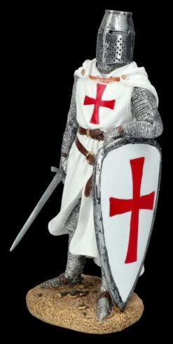 Tempelritter Figur Mit Wappenschild -Figurenmodell Geschäft 2D Ersatzbilder KS4587 6 1280x1280