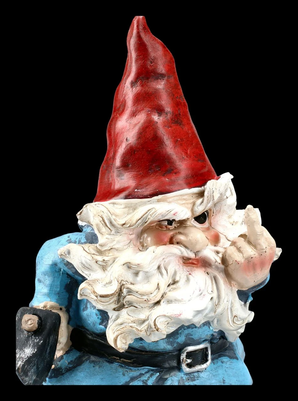 Zwergen Figur Zeigt Mittelfinger 9 Zwergen Figur Zeigt Mittelfinger – Bild 7