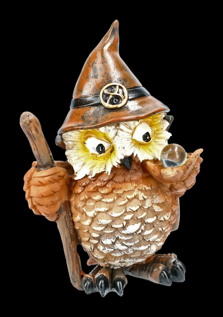 Eulen Figuren 2er Set - Zauberer 6 Eulen Figuren 2er Set - Zauberer – Bild 4