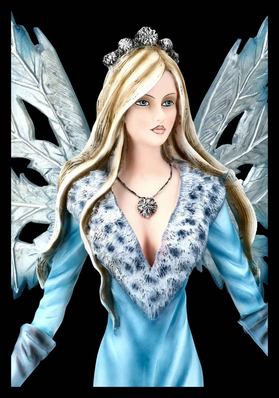 Große Elfen Figur - Kimama Mit Zwei Weißen Wölfen 8 Große Elfen Figur - Kimama Mit Zwei Weißen Wölfen – Bild 6