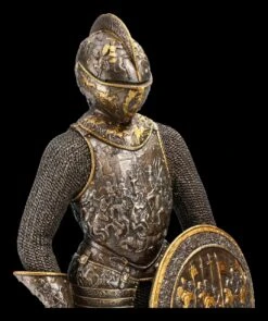 Ritter Figur - Mit Rundschild Und Schwert -Figurenmodell Geschäft 2D FS13996 Ritter Figur Mit Rundschild und Schwert 2 1280x1280