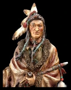 Indianer Figur - Krieger Mit Speer -Figurenmodell Geschäft 2D FS15248 Indianer Figur Krieger mit Speer 5 1280x1280