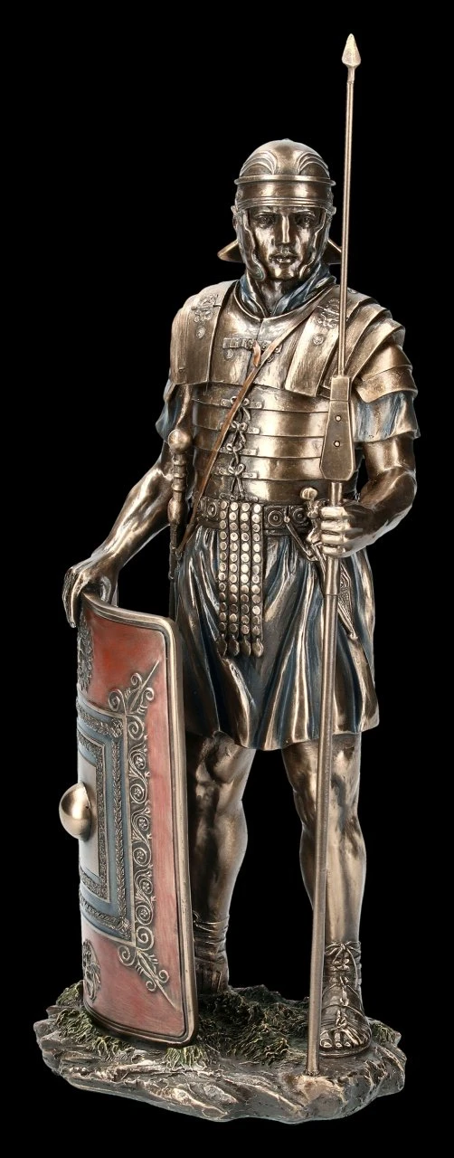 Römer Figur - Soldat Mit Speer Und Schild 4 Römer Figur - Soldat Mit Speer Und Schild – Bild 2