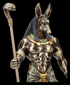 Anubis Figur Mit Kobra Zepter -Figurenmodell Geschäft 2D FS16448 Anubis Figur mit Kobra Zepter 2 1280x1280