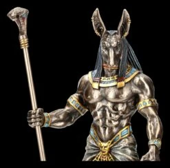 Anubis Figur Mit Kobra Zepter -Figurenmodell Geschäft 2D FS16448 Anubis Figur mit Kobra Zepter 3 1280x1280