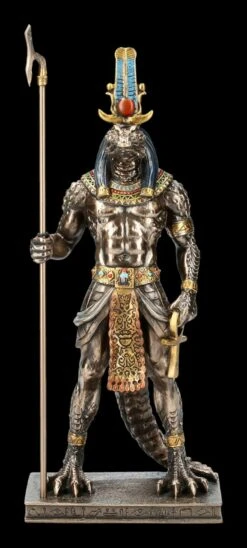 Sobek Figur - Altägyptischer Gott Mit Krokodilkopf -Figurenmodell Geschäft 2D FS17125 Sobek Figur Altaegyptischer Gott mit Krokodilkopf 1 1280x1280