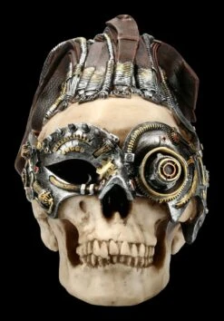 Steampunk Totenkopf - Dreadlock Device - Groß -Figurenmodell Geschäft 2D FS19469 Steampunk Totenkopf Dreadlock Device gross 1 1280x1280