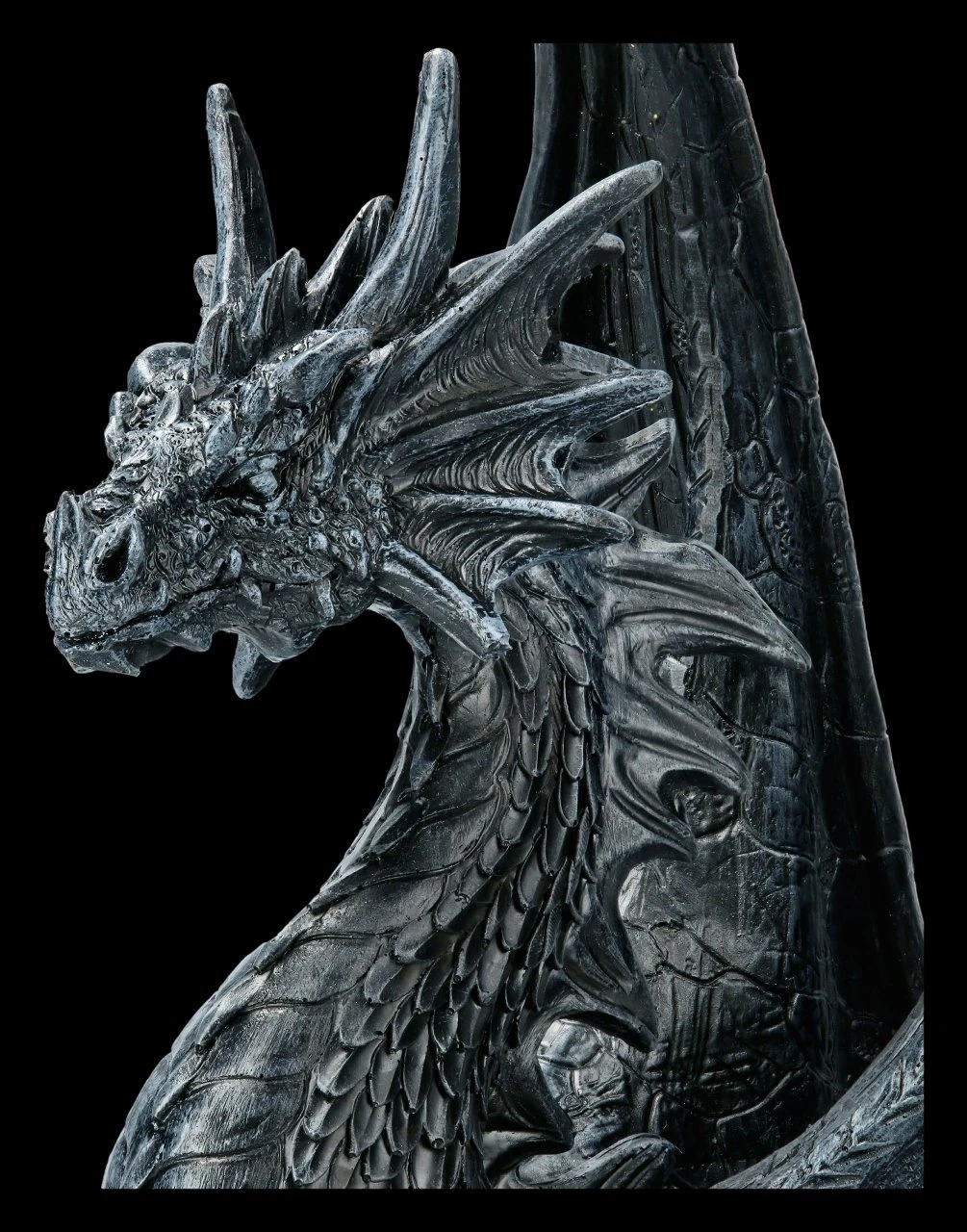 Schwarze Drachen Figur - Black Wing 8 Schwarze Drachen Figur - Black Wing – Bild 6