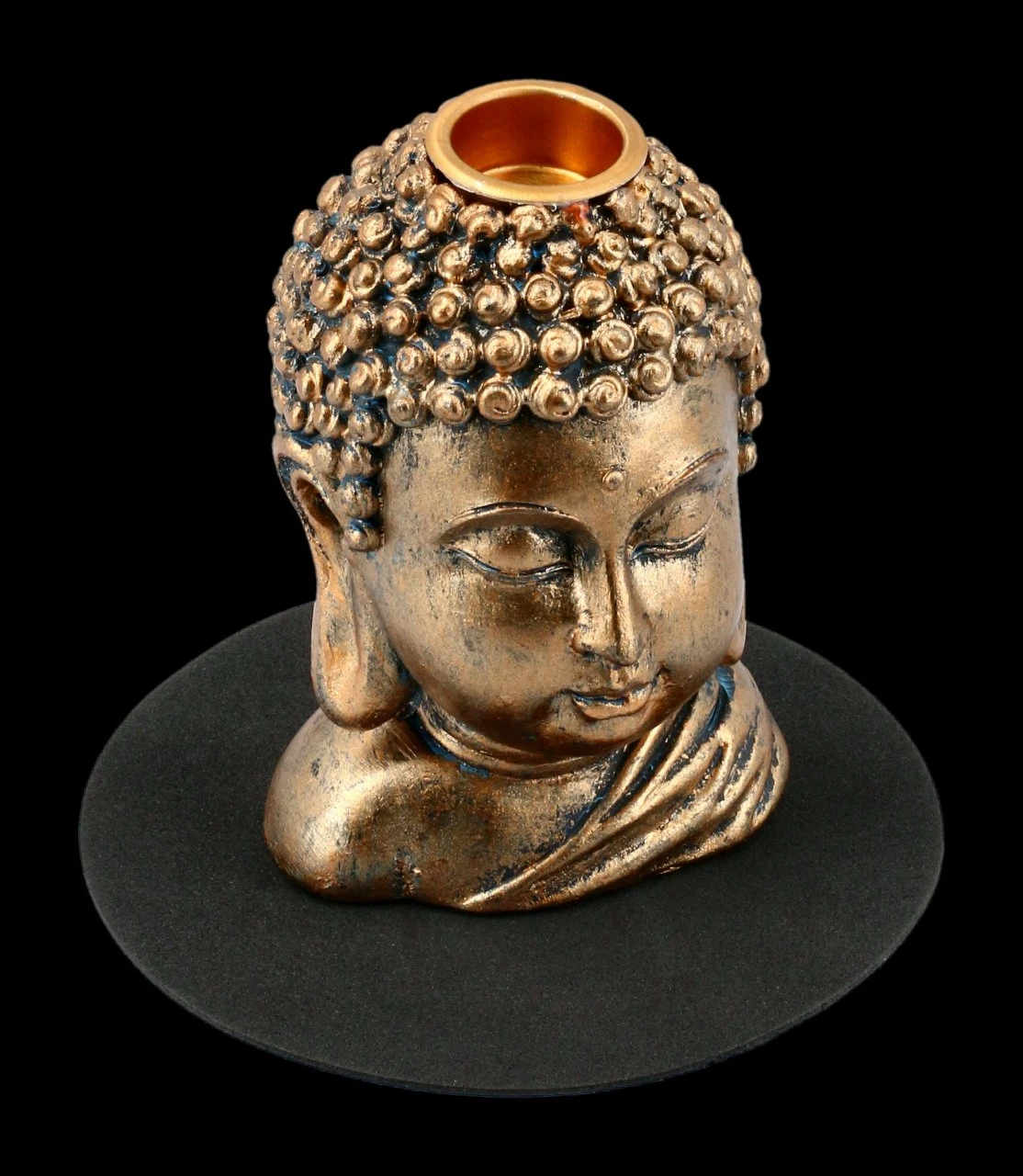 Buddha Kopf Backflow Räucherkegelhalter 9 Buddha Kopf Backflow Räucherkegelhalter – Bild 7
