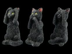Schwarze Katzen Figuren - Nichts Böses - Felines -Figurenmodell Geschäft 2D FS20635 Schwarze Katzen Figuren Nichts Boeses Felines 7 1280x1280