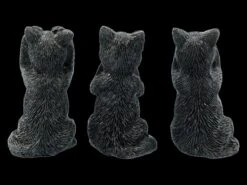 Schwarze Katzen Figuren - Nichts Böses - Felines -Figurenmodell Geschäft 2D FS20635 Schwarze Katzen Figuren Nichts Boeses Felines 8 1280x1280