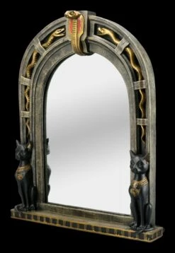 Ägyptischer Wandspiegel - Bastet -Figurenmodell Geschäft 2D FS21091 Aegyptischer Wandspiegel Bastet 4 1280x1280