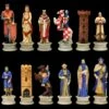Schachfiguren Set - Kreuzritter Vs. Sarazenen -Figurenmodell Geschäft 2D FS21137 Schachfiguren Set Kreuzritter vs Sarazenen 5 1280x1280