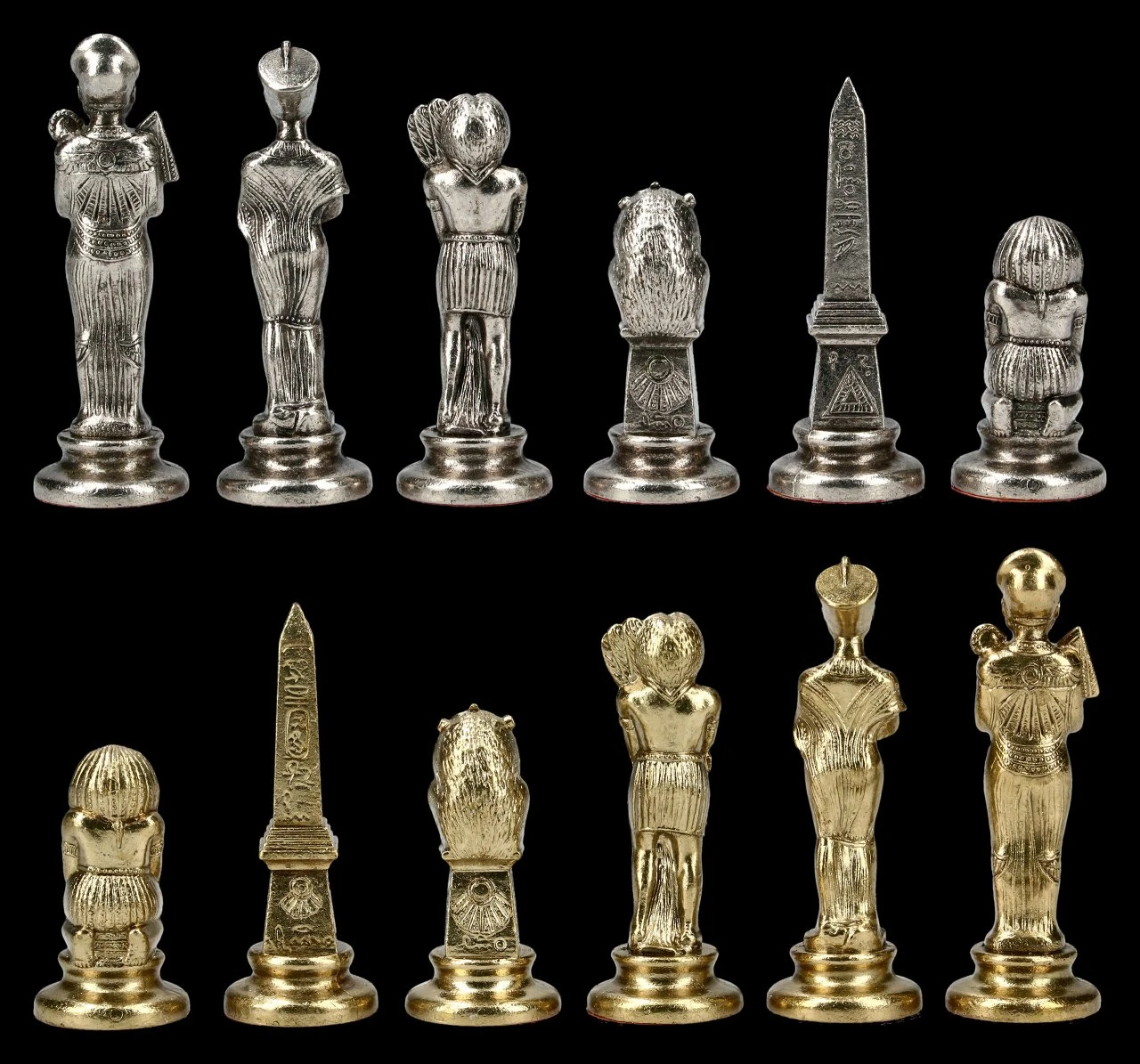 Metall Schachfiguren Set - Altes Ägypten 5 Metall Schachfiguren Set - Altes Ägypten – Bild 3
