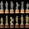 Metall Schachfiguren Set - Römer Vs. Barbaren -Figurenmodell Geschäft 2D FS21142 Metall Schachfiguren Set Roemer vs Barbaren 5 1280x1280