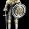 Zinn Ritter Figur Mit Schwert Und Rundschild -Figurenmodell Geschäft 2D FS21455 Zinn Ritter Figur mit Schwert und Rundschild 1 1280x1280