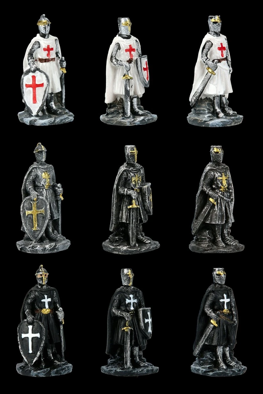 Kreuzritter Mit Schwert Figuren - 9er Set 4 Kreuzritter Mit Schwert Figuren - 9er Set – Bild 2