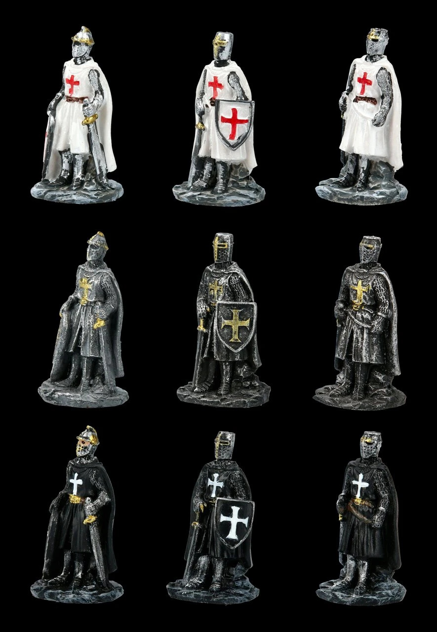 Kreuzritter Mit Schwert Figuren - 9er Set 5 Kreuzritter Mit Schwert Figuren - 9er Set – Bild 3