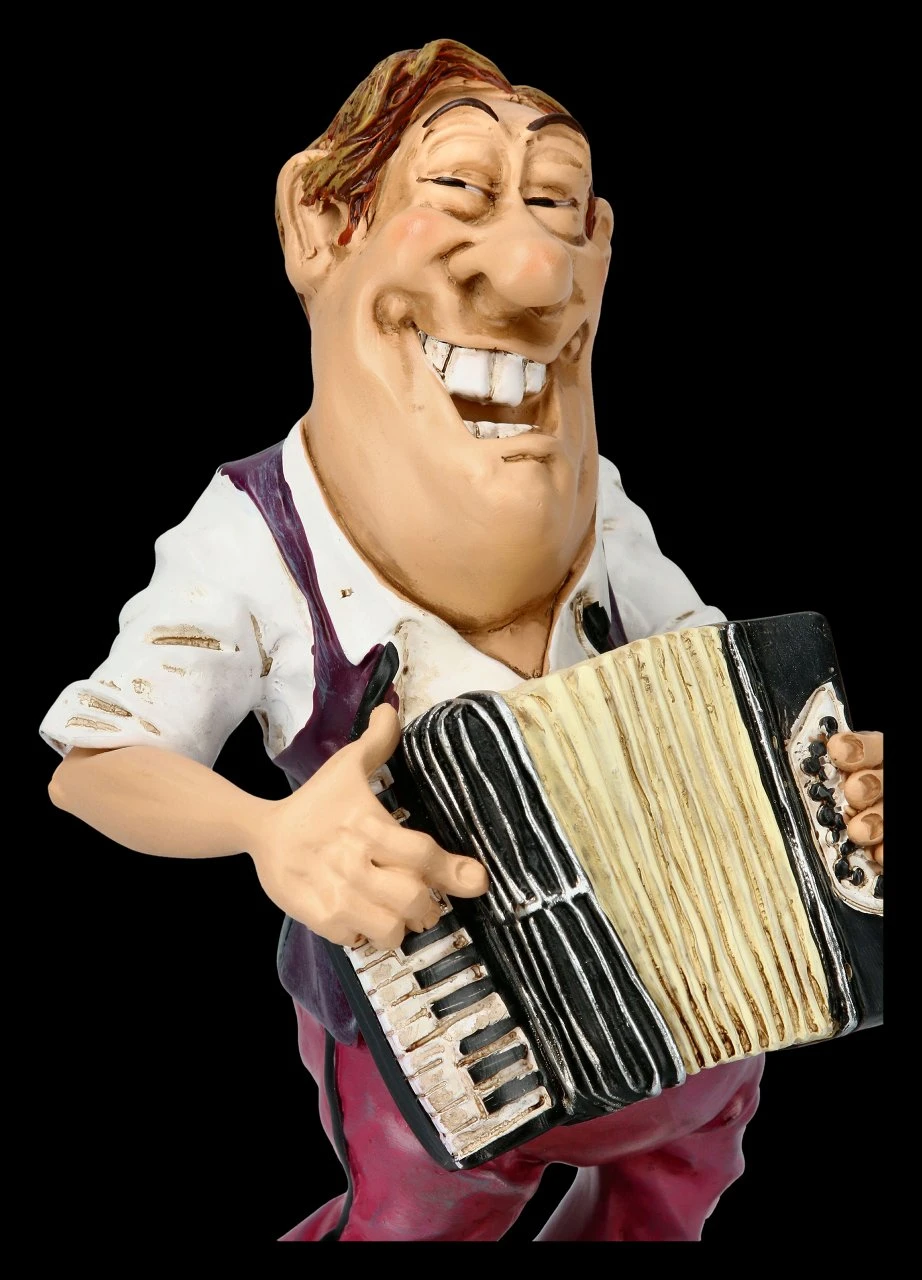 Funny Job Figur - Straßenmusikant Mit Akkordeon 8 Funny Job Figur - Straßenmusikant Mit Akkordeon – Bild 6
