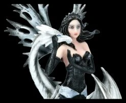 Elfen Figur Bettina Mit Weißem Drachen -Figurenmodell Geschäft 2D FS21780 Elfen Figur Bettina mit weissem Drachen 2 1280x1280