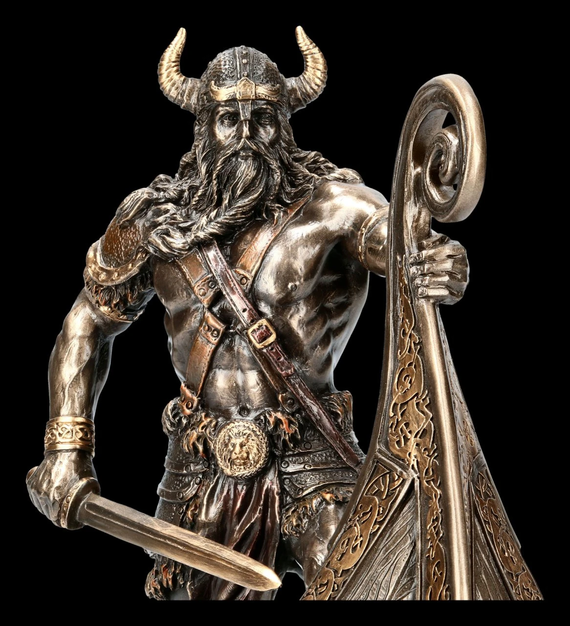 Wikinger Figur - Halvor Mit Gehörntem Helm 9 Wikinger Figur - Halvor Mit Gehörntem Helm – Bild 7