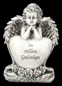Grab Engel Figur Mit Herz - In Stillem Gedenken -Figurenmodell Geschäft 2D FS21821 Engel Figur mit Herz In stillem Gedenken 1 1280x1280