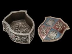 Ritter Schatulle - Löwen Wappen -Figurenmodell Geschäft 2D FS21864 Schatulle Loewen Wappen 2 1280x1280