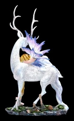 Elfen Figur Schläft Auf Weißem Hirsch -Figurenmodell Geschäft 2D FS22396 Elfen Figur Schl ft auf weissem Hirsch 6 1280x1280