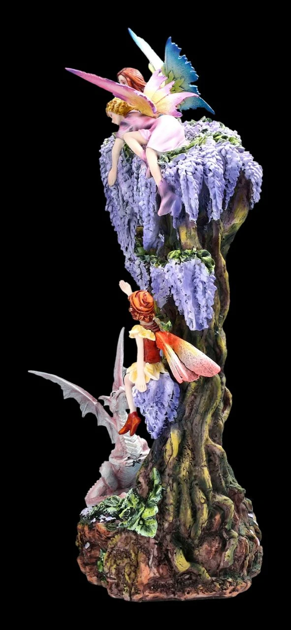 Elfen Figuren Mit Drache - Fantasy Paradies 5 Elfen Figuren Mit Drache - Fantasy Paradies – Bild 3