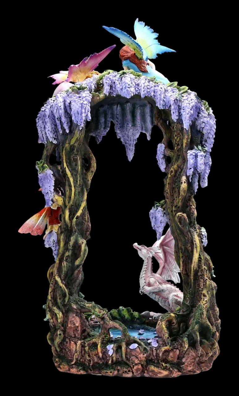 Elfen Figuren Mit Drache - Fantasy Paradies 6 Elfen Figuren Mit Drache - Fantasy Paradies – Bild 4