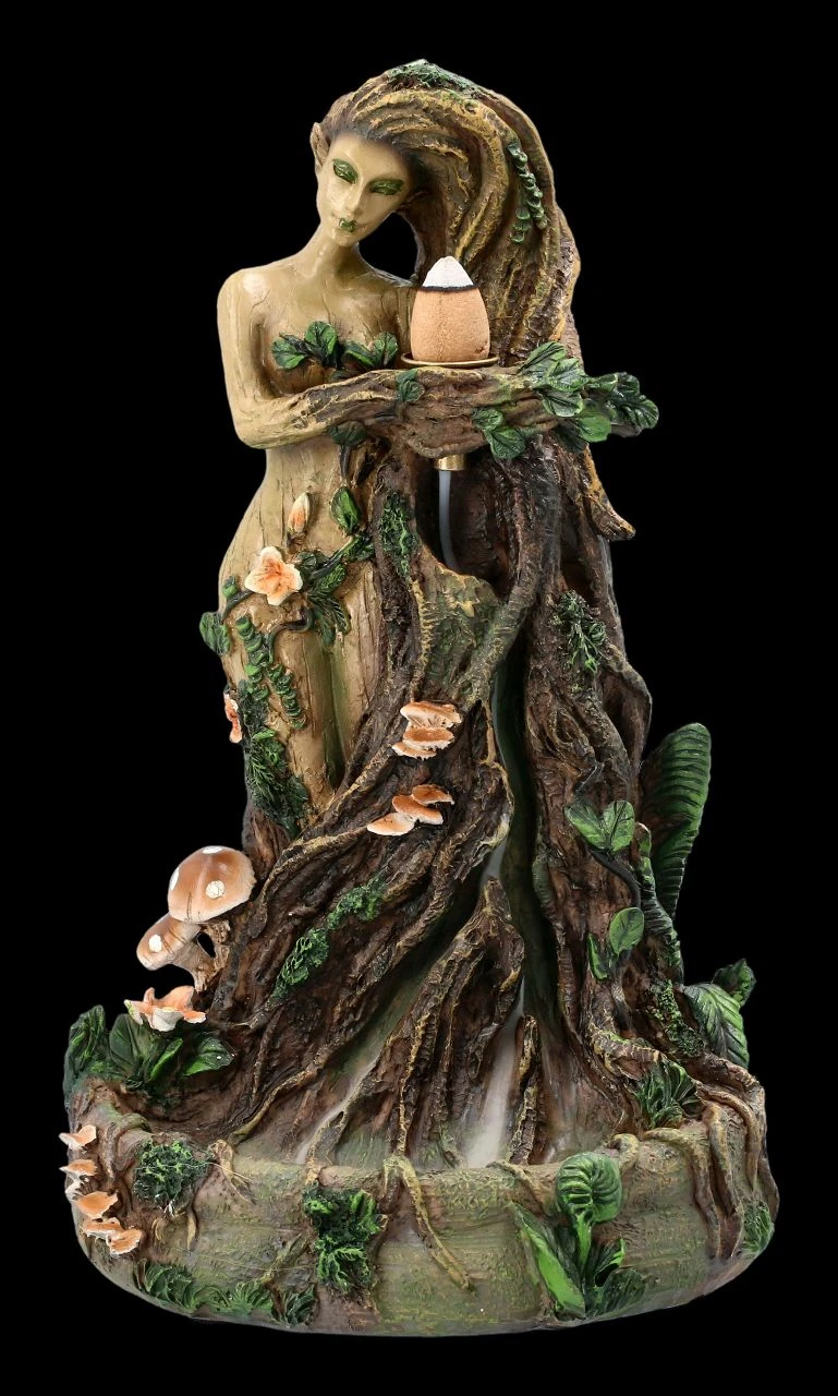 Backflow Räucherhalter - Mutter Erde 3 Backflow Räucherhalter - Mutter Erde