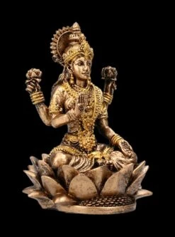 Kleine Lakshmi Figur Sitzend Auf Lotus -Figurenmodell Geschäft 2D FS22516 Kleine Lakshmi Figur 5 1280x1280