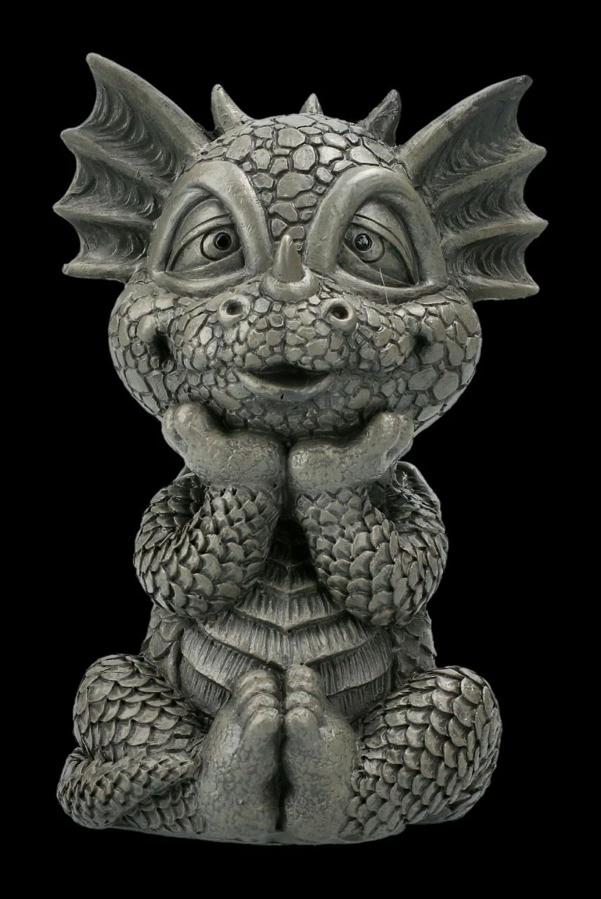 Drachenfigur Brillenhalter - Nachdenklich 4 Drachenfigur Brillenhalter - Nachdenklich – Bild 2