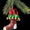 Christbaumschmuck - Weihnachts-Drache Mit Strumpf -Figurenmodell Geschäft 2D FS22685 Chrisbaumschmuck Weihnachts Drache mit Strumpf 4 1280x1280