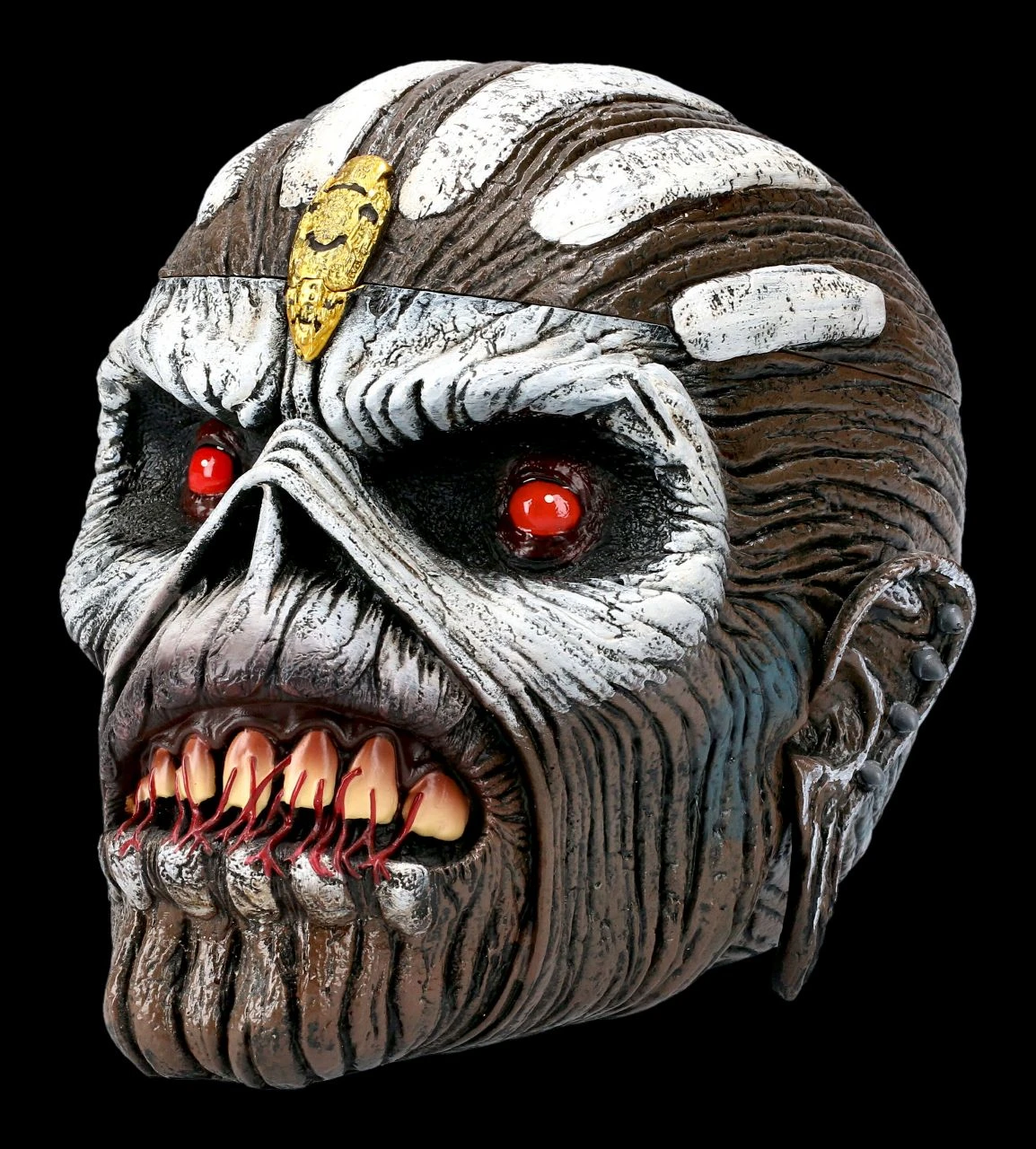 Iron Maiden Zombie Schädel Schatulle - Eddie Book Of Souls 10 Iron Maiden Zombie Schädel Schatulle - Eddie Book Of Souls – Bild 8