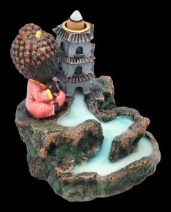 Backflow Räucherkegelhalter - Buddha Zen Tempel -Figurenmodell Geschäft 2D FS22769 Backflow Raeucherhalter Zen Tempel 13 1280x1280