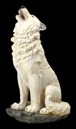 Wolf Figur Groß - Weiß Heulend -Figurenmodell Geschäft 2D FS22820 Wolf Figur gross weiss heulend 12 1280x1280