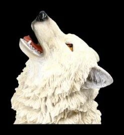 Wolf Figur Groß - Weiß Heulend -Figurenmodell Geschäft 2D FS22820 Wolf Figur gross weiss heulend 13 1280x1280
