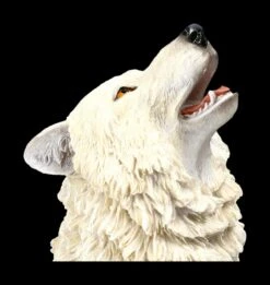 Wolf Figur Groß - Weiß Heulend -Figurenmodell Geschäft 2D FS22820 Wolf Figur gross weiss heulend 15 1280x1280