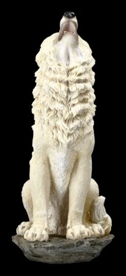 Wolf Figur Groß - Weiß Heulend -Figurenmodell Geschäft 2D FS22820 Wolf Figur gross weiss heulend 8 1280x1280