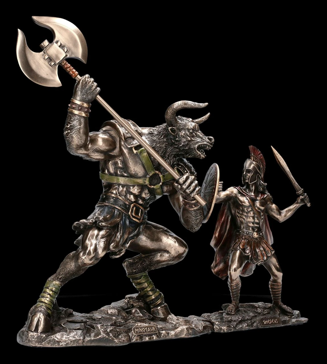 Theseus Figur Kämpft Gegen Minotaurus Set 4 Theseus Figur Kämpft Gegen Minotaurus Set – Bild 2