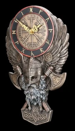 Wanduhr Wikinger - Vegvisir -Figurenmodell Geschäft 2D FS22859 Wanduhr Wikinger Vegvisir 5 1280x1280