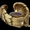 Teelichthalter - Engelsflügel Goldfarben -Figurenmodell Geschäft 2D FS22920 Teelichthalter Engelsflugel goldfarben 8 1280x1280